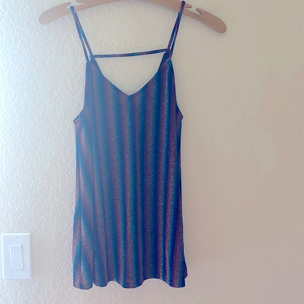 Shimmery Rainbow Tank Top